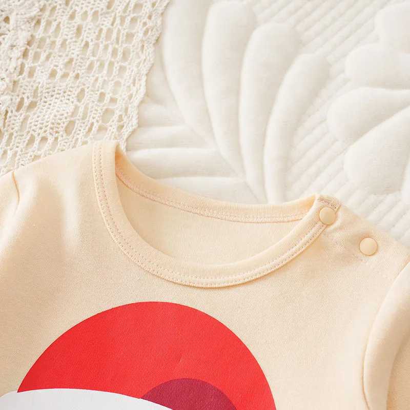 Christmas 100 Cotton Baby Onesie Long Sleeve 018 Months Newborn Knitted Father Christmas Coppernose Lovely FestivalRomper new C251009