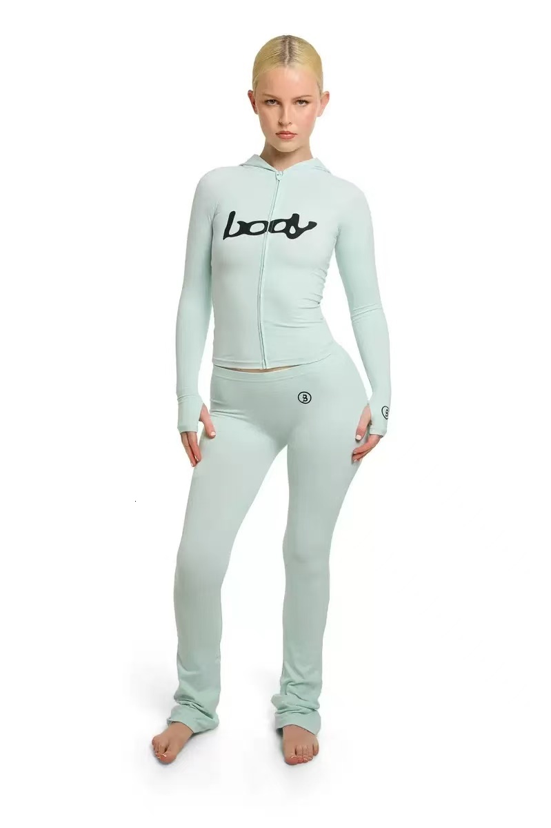 top Snatched Body Womens Casual Short Sports Workout Set with Zip-Up Jacket Leggings Elastic Quick-Drying Breathable Gym Tracksuits 412485 a46