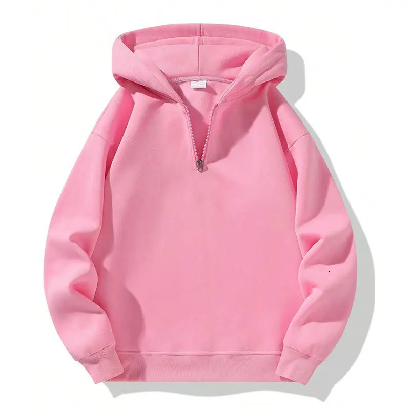 Womens Quarter Zip Long Sleeve Cropped Sweatshirt Fall Winter Casual V Neck Pullover Tops With Pockets 2501008