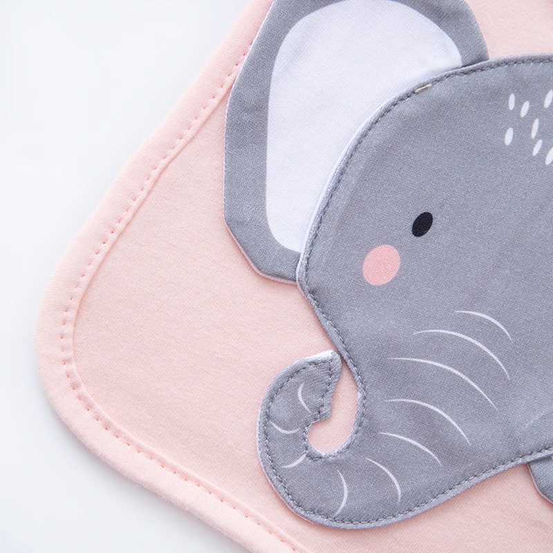 1 piece baby elephant saliva towel baby food towel animal bib childrens accessoriesJ251009