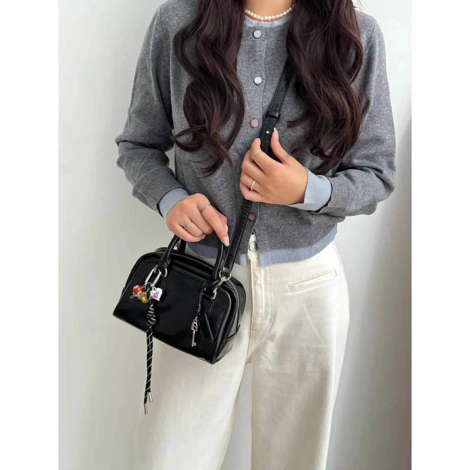 Fall Winter Bowling Bag Large Capaci Cmuter Dual oder Crossbody Bag Sli Versatile New 2025 Fai Bag D251009