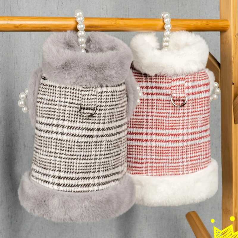 Luxury Cat Harness Jacket with Buckle Winter Warm Pet Clothes for Cats Gatos Katten Kedi Clothing Dog Coat mascotas Costume C251009