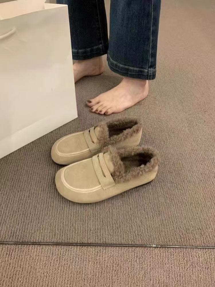 Winter Outdoor Cotton Casual Fashionable Warm Boots Comfortable and Non-slip Womens Home Slippers XW6.5