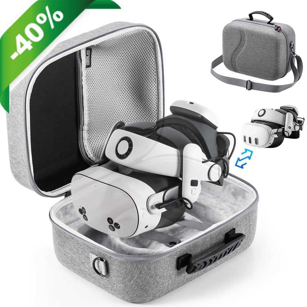 Carrying Case For BOBOVR M3 Pro BOBOVR S3 Pro Meta Quest 3 Kiwi Elite Strap VR and Controller Grips Travel Storage Case Y251009