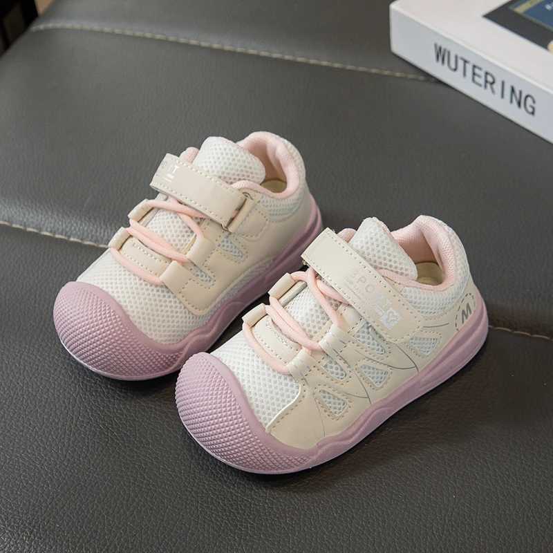 2025 New Summer Childrens Shoes Mesh Childrens Sports Shoes Breathable Mens and Womens Shoes Soft soled Non slip Shoes J251027