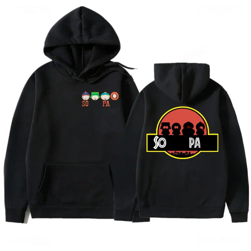 Men's Hoodies Anime Print Hoodie Autumn And Winter Hooded Sweatshirt Fashion Warm Pullover In & Sweatshirts
