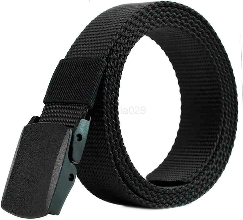 Nickel Free Belt for Men Non Metal Tsa Approved Airport Security Friendly Plastic Belt 15 Wide W251009