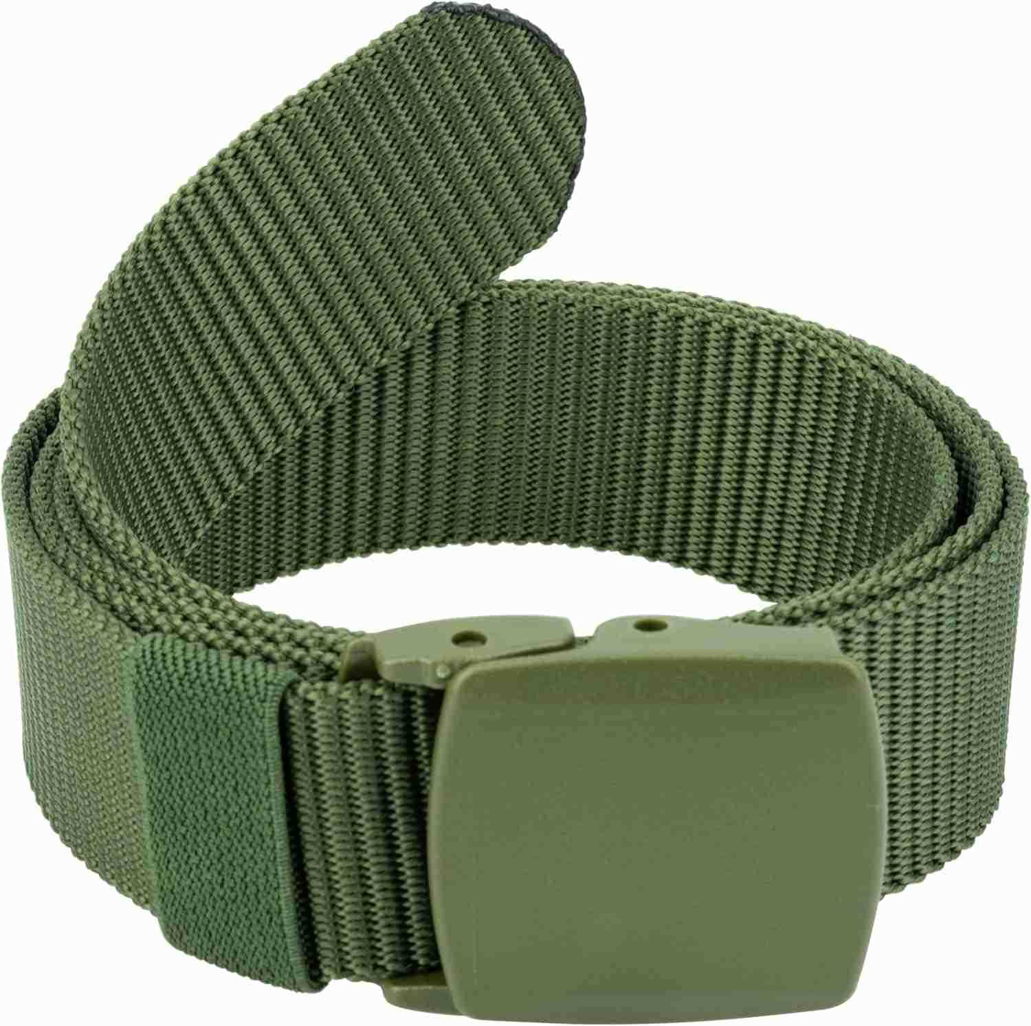 Tactical Nylon Belts for Men Work Belt AdjustabLE Slide Plastic Web Canvas Belt for Outdoor Airport friendly W251009