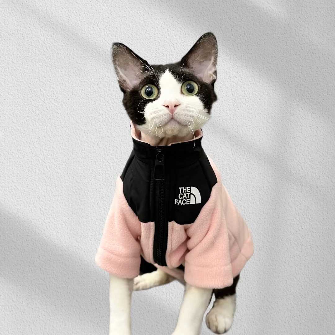 Fashion Handmade Sphynx Cat Clothes Soft Kitten Cat Jacket Luxury Warm Costumes For Sphinx Devon Cat ropa para gato C251009