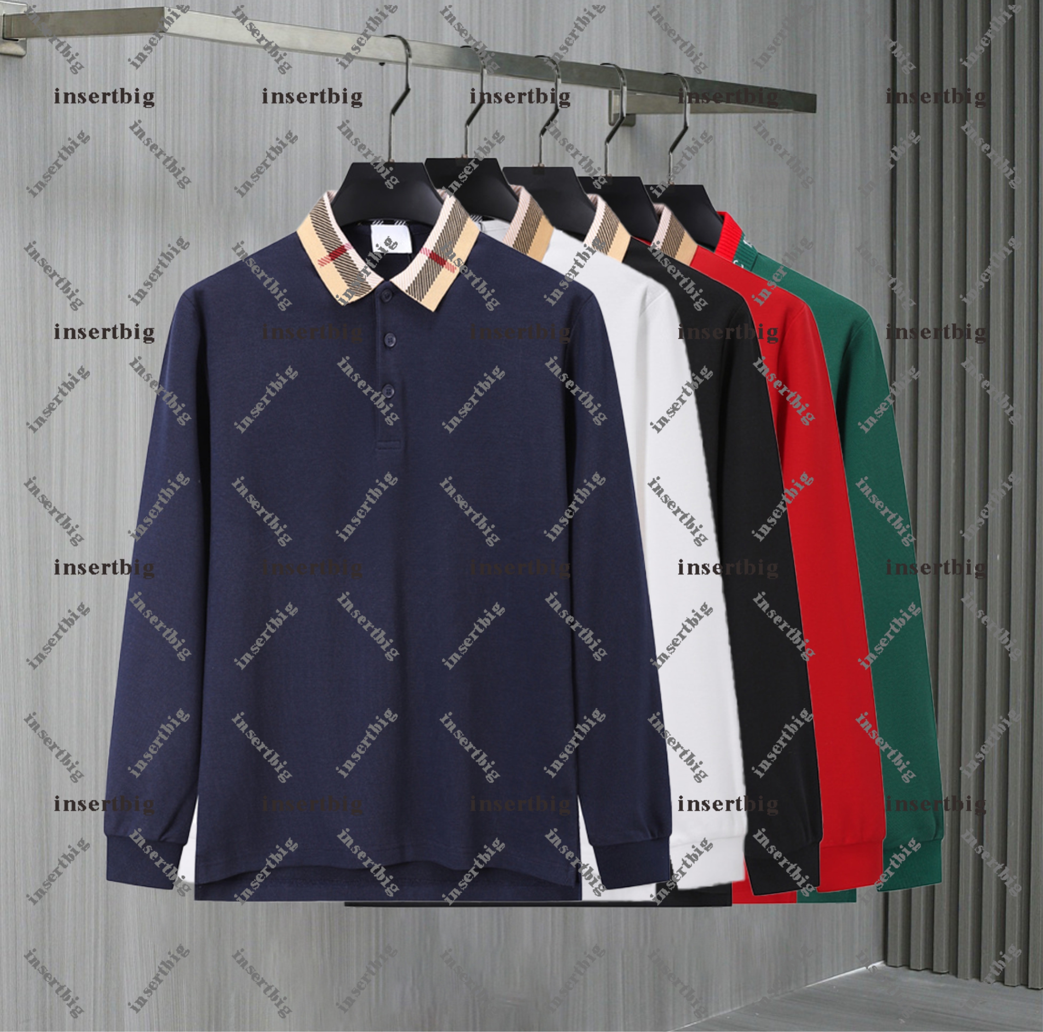 New Mens Shirt Long Sleeved Designer Polo Shirt High-quality Long Sleeved Shirt Pure Cotton Mens T shirt Asian Size 3-XL 666888