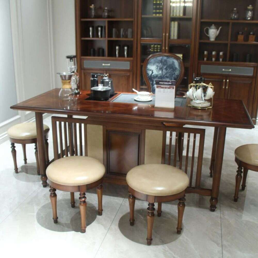 Zhong zhixin The high-end luxury designer coffee table is crafted with solid wood craftsmanship