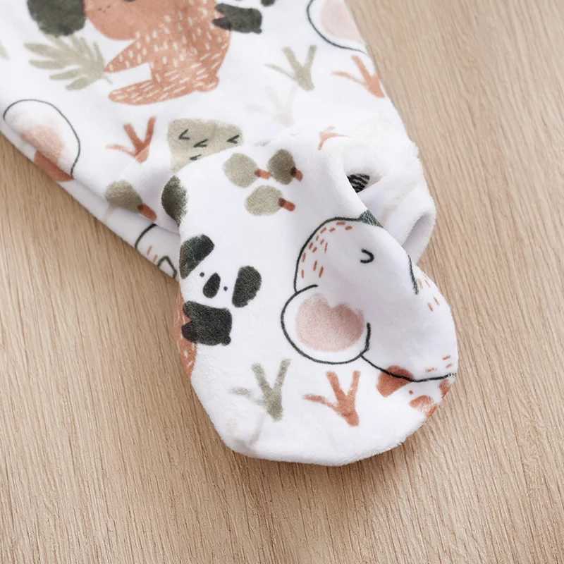 Baby Clothes Cute Cartoon Koala Comfortable Soft Boy And Girl Spring And Autumn Long Sleeved Baby Bag Foot Jumpsuit 2Piece Set C251009