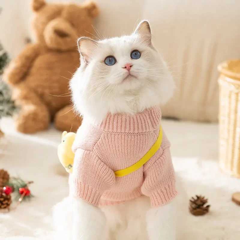 Christmas Style Pet Clothing Winter Warm Sweaters for Small Medium Dogs Turtleneck Knitted Puppy Cat Sweater Vest Chihuahua C251009