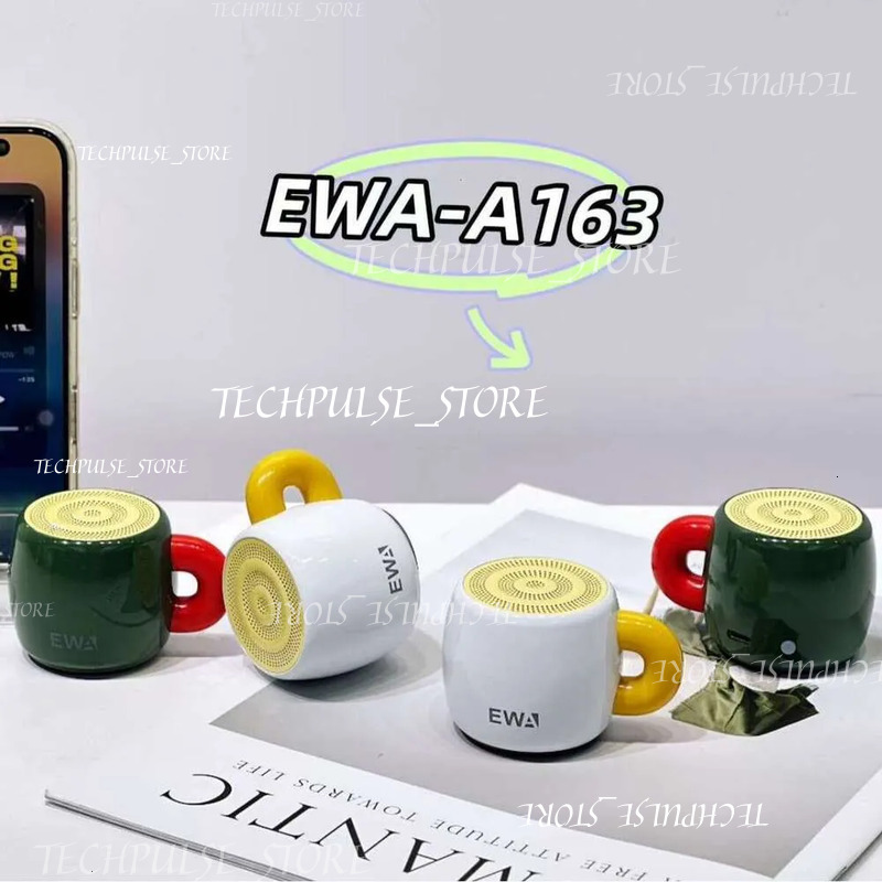 Ewa-A163 Bluetooth tech73 Ceramic Mug Creative Portable Wireless Mini Speaker