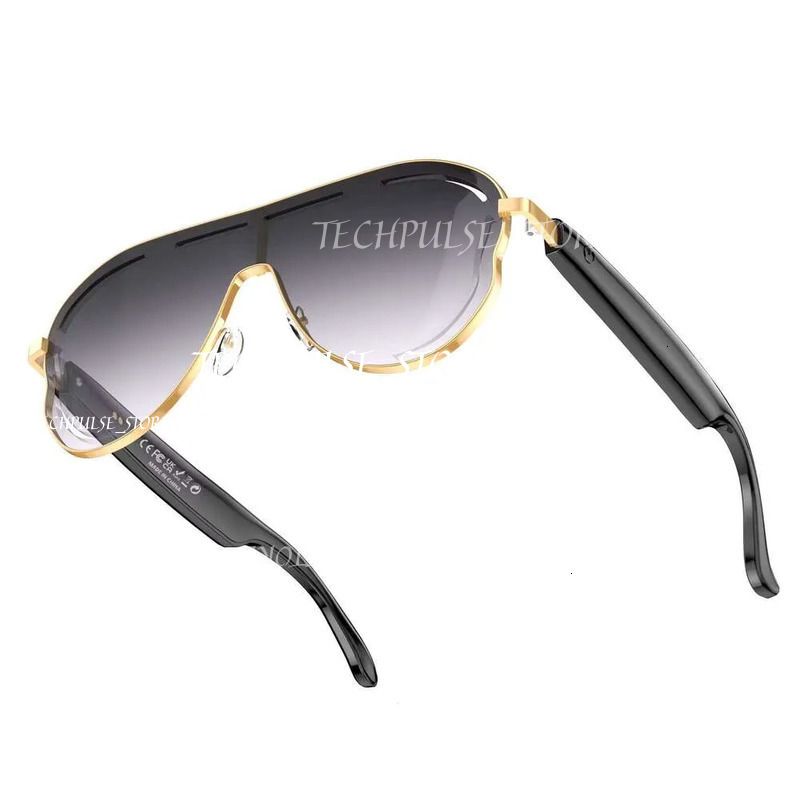 Dhgargets AI Smart Translation Glasses - Bluetooth Sunglasses tech73 With Audio, Touch Control & UV Protection Stainless Steel Frame