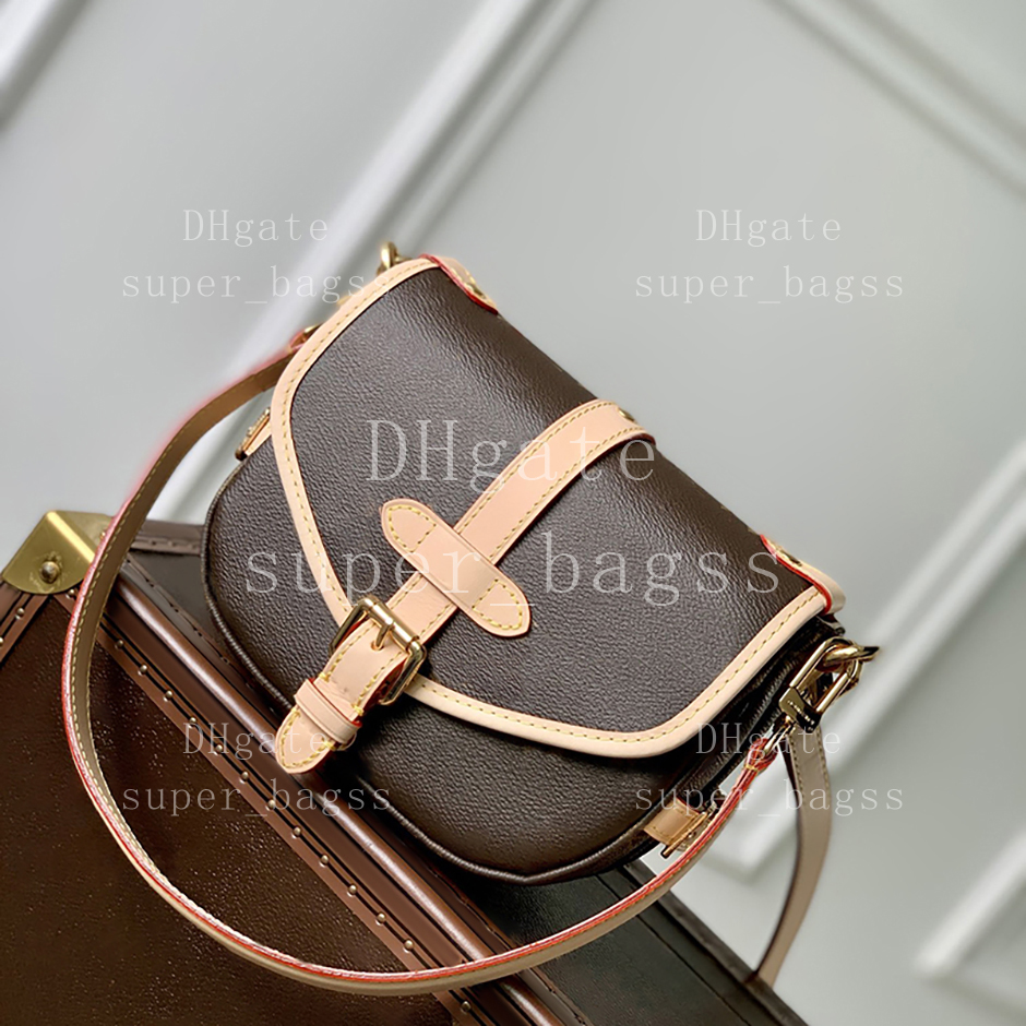 BB flap bag Mirror quality Designer bag Luxury Shoulder Bag 20CM Monogram coated canvas leather Hand bag Genuine leather chain bag With Box LS09A1