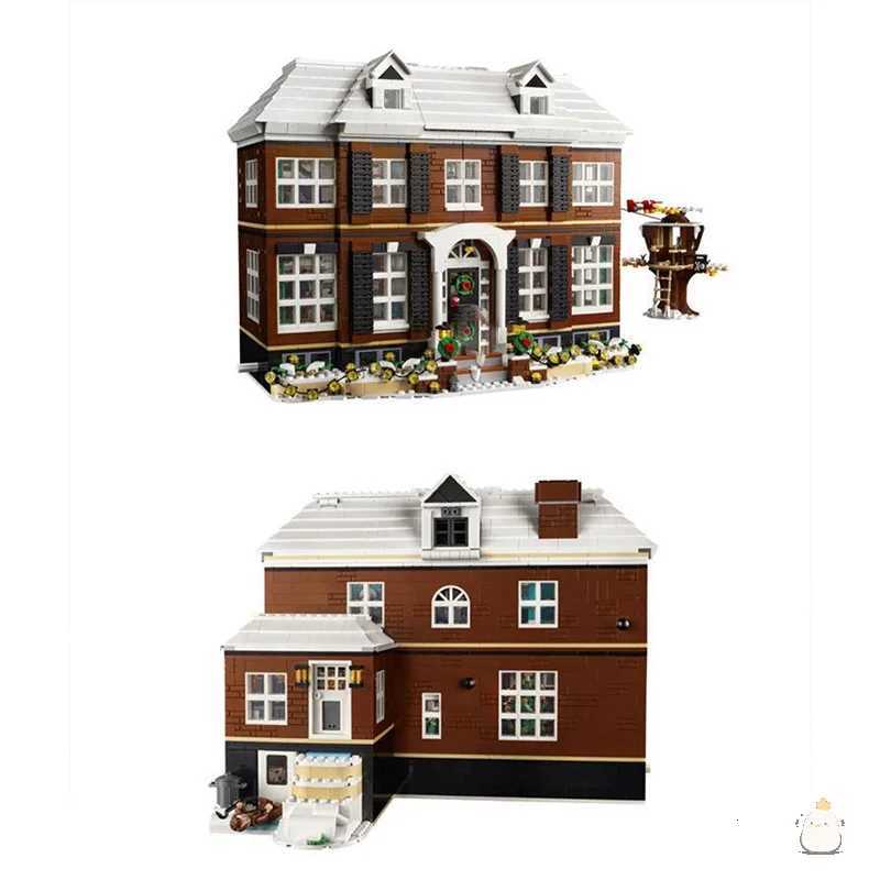 Ideas Movie 3955pcs Moc 21330 Home Alone House Set Model Building Blocks Bricks For Boy Kids Christmas Gifts1137