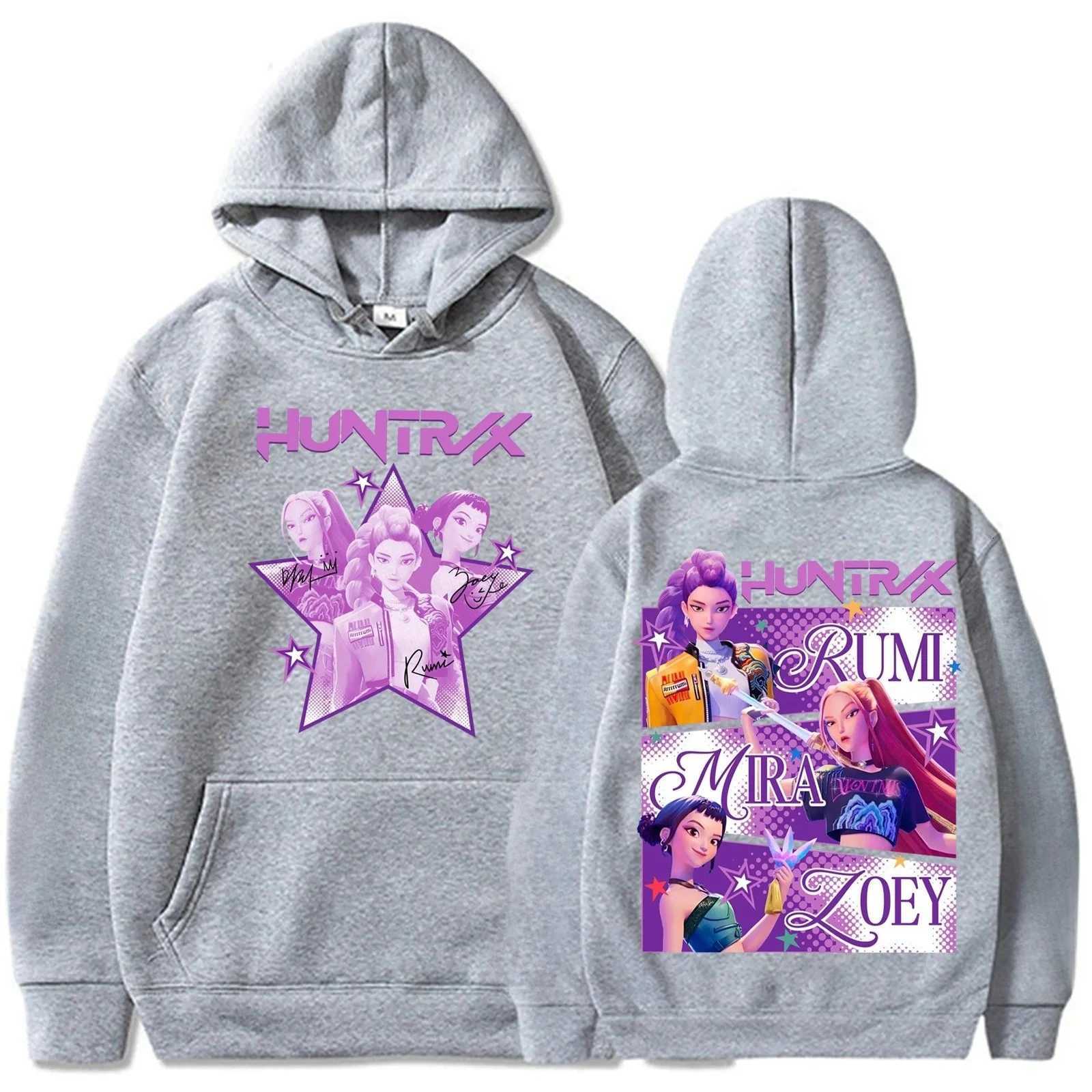 The Kpop Devil Hunter Fashion Print Hoodie Suitable for Both Men and Women in 2025 Is A Trendy Streetwear Top for AutumnXJ251009