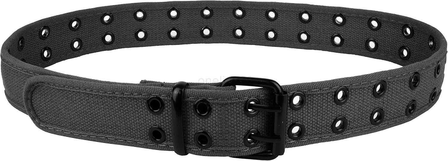 Gelante Canvas Double Grommet Hole Belt 12 Colors W251009