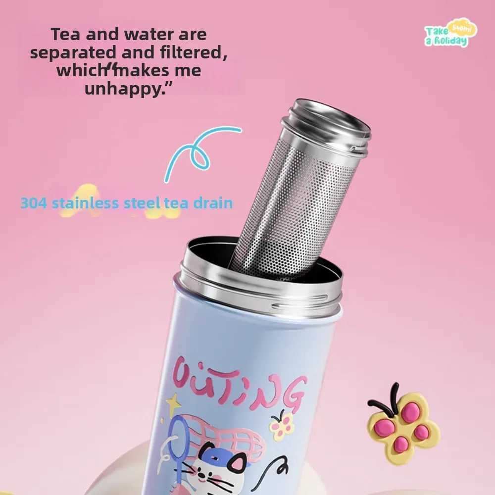 COOKER KING 316 Stainless Steel Thermos Food Grade Childrens Water Bottle Leak Proof Long Lasting Insulation Portable Water Cup C251008