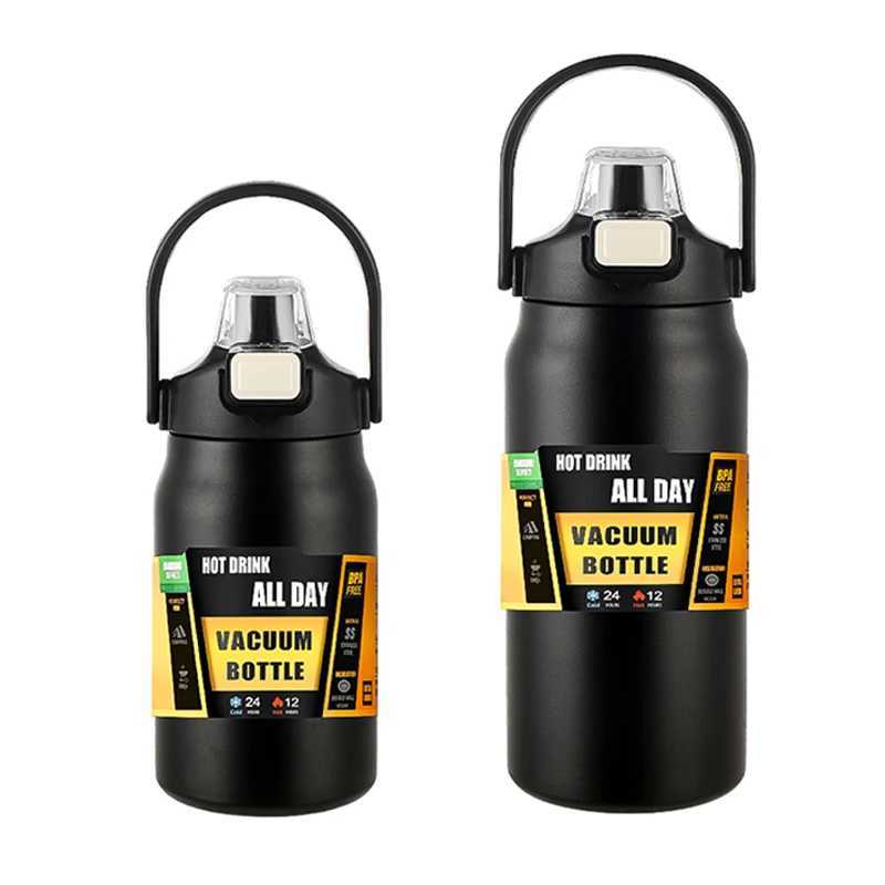 SUS304 Stainless Steel Thermos Portable Tumbler Vacuum Flasks Cold and Hot Sports Water Bottle C251008