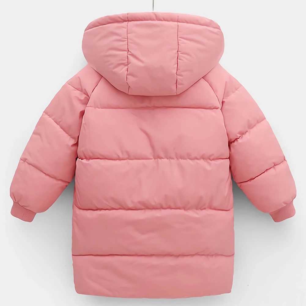 Boys Girls Down Cotton Coat Hooded Kids Padded Puffer Jackets Casual Winter Outerwear Warm Thick Childrens Parka Overcoat T251009