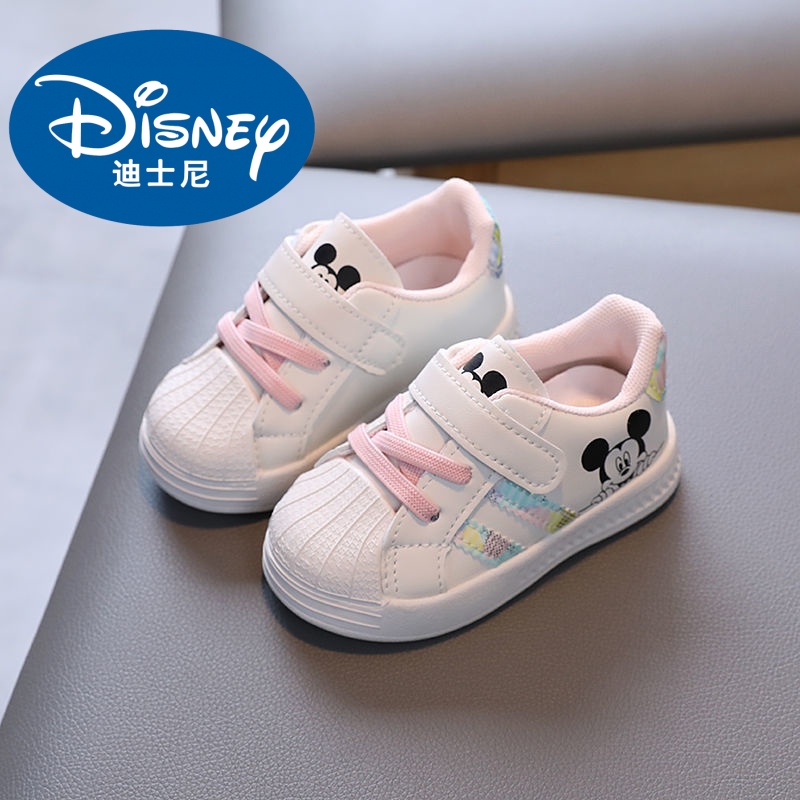 Disney kids' shoes sports shoes boys and girls sneakers flat shoes running shoes casual shoes comfortable soft and slip-resistant soles baby desi
