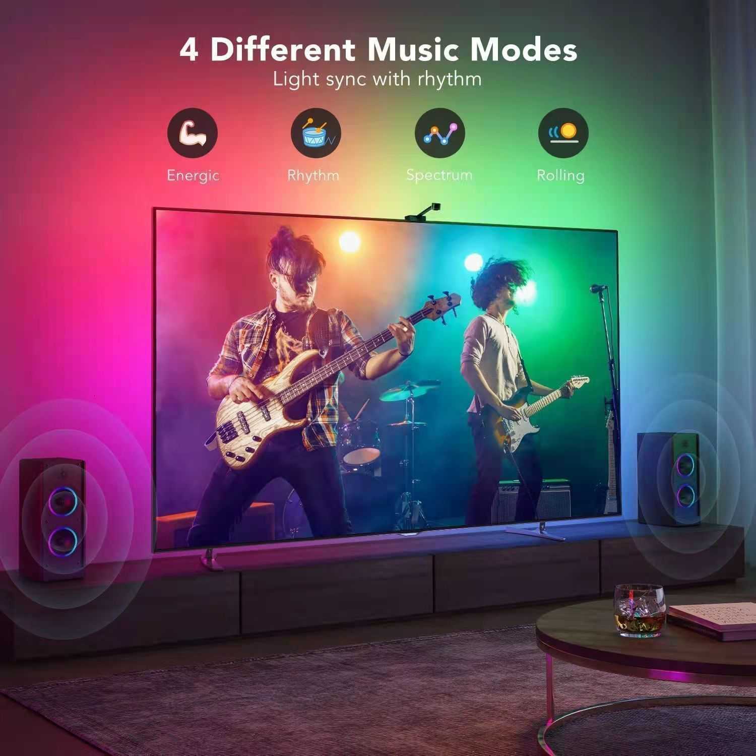 LED synchronous light strip colorizer camera Govee graffiti solution similar to camera TV screen synchronous light strip