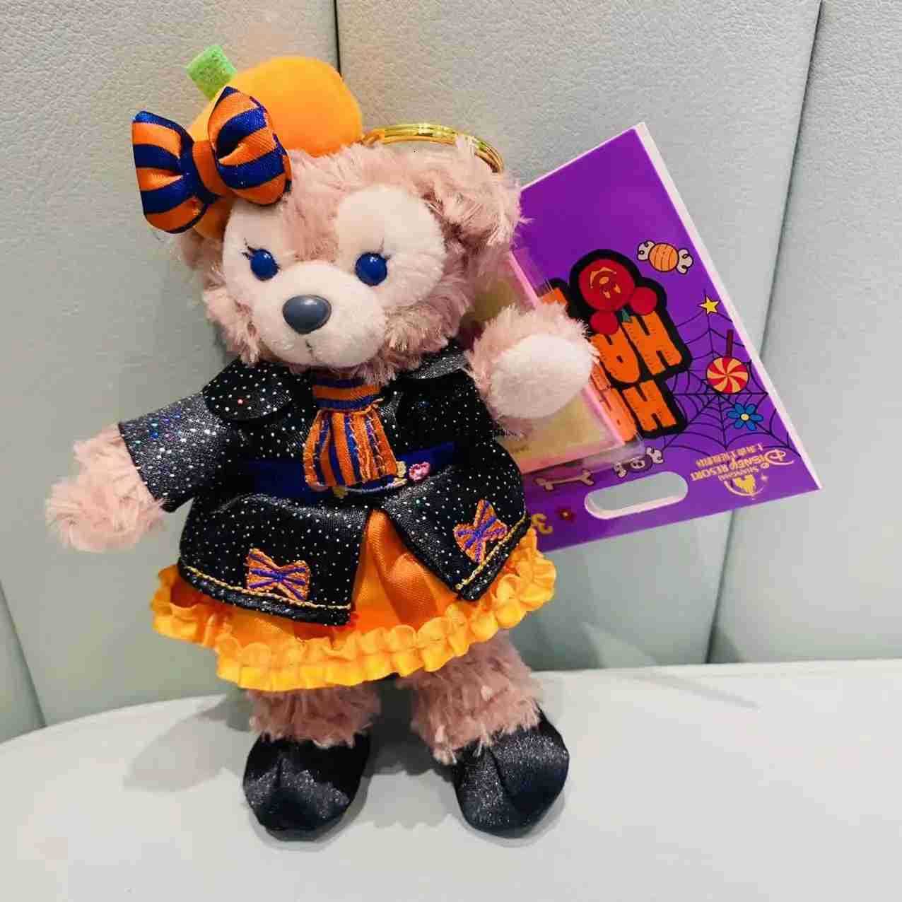 Disney Original Keychains Halloween SteallaLou Duff ShirlyMay Plush Keychains Stuffed Peluch Toys Halloween Gifts H251009