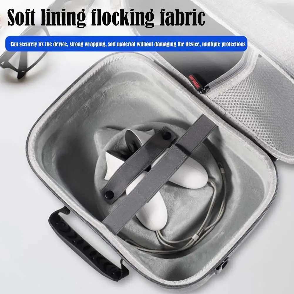 Carrying Case For BOBOVR M3 Pro BOBOVR S3 Pro Meta Quest 3 Kiwi Elite Strap VR and Controller Grips Travel Storage Case Y251009