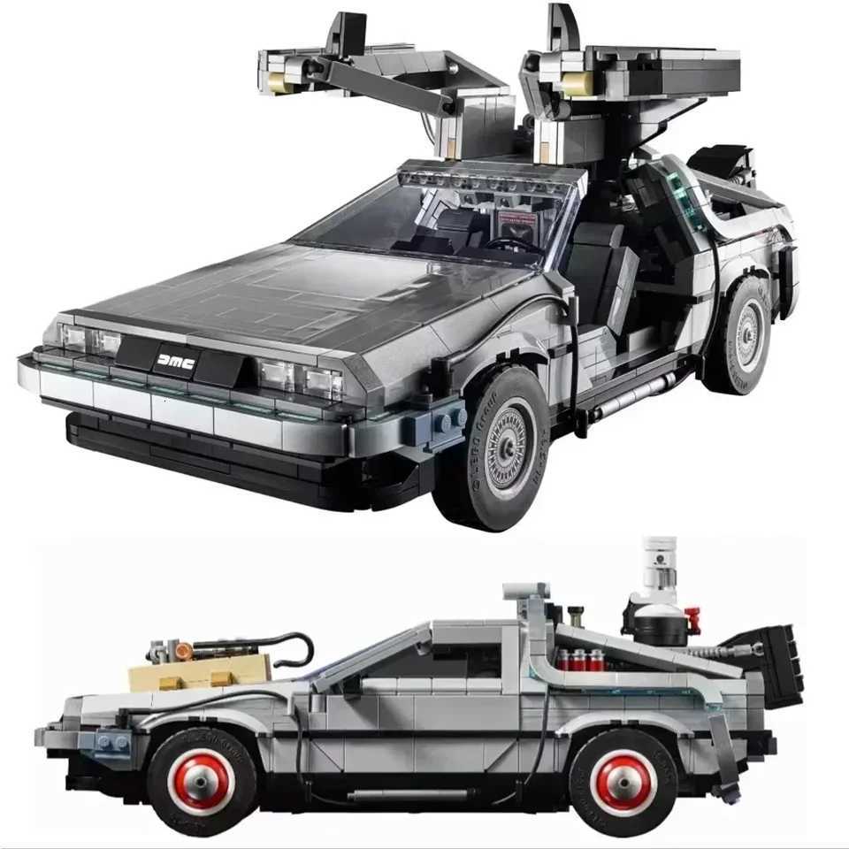 Compatible 10300 Back to the Future Time Machine DeLorean DMC12 Building Blocks Construction Car Bricks Toys For Children Gifts W251009