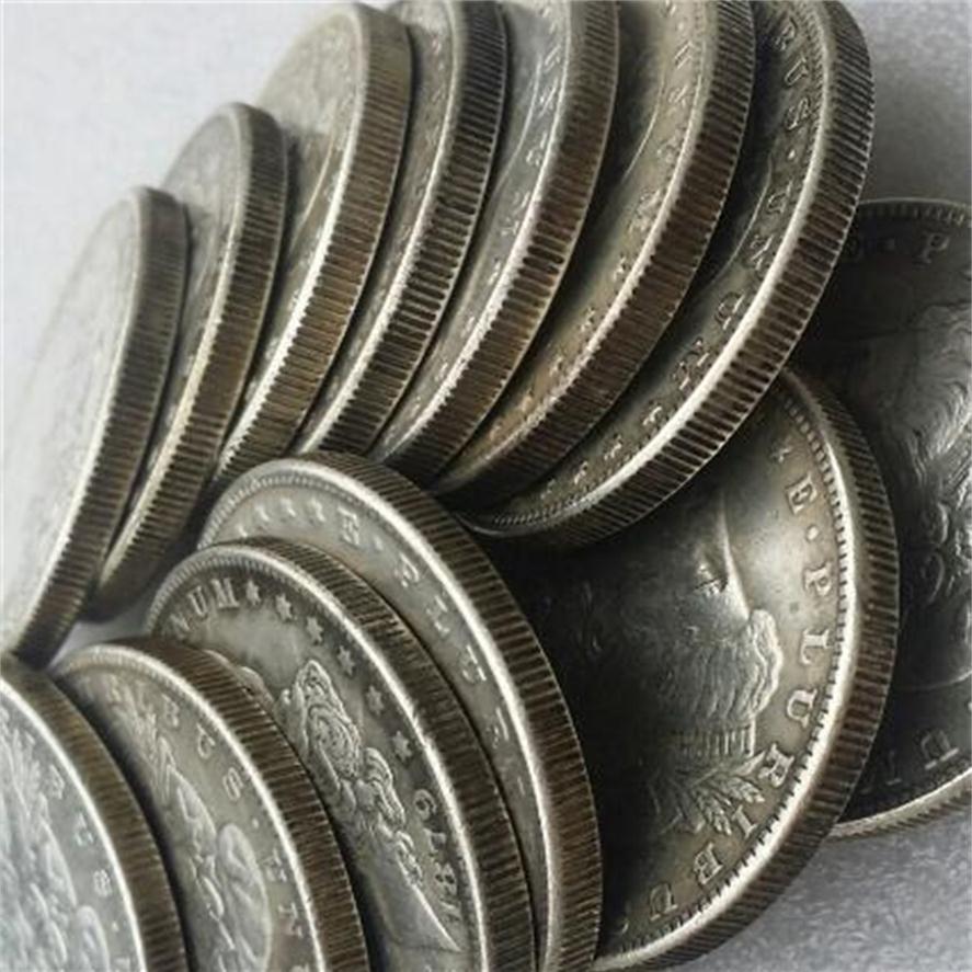 26pcs Morgan Dollars 18781921 quotOquot Different Dates Mintmark Silver Plated Copy Coins metal craft dies manufacturing fact7959314271O