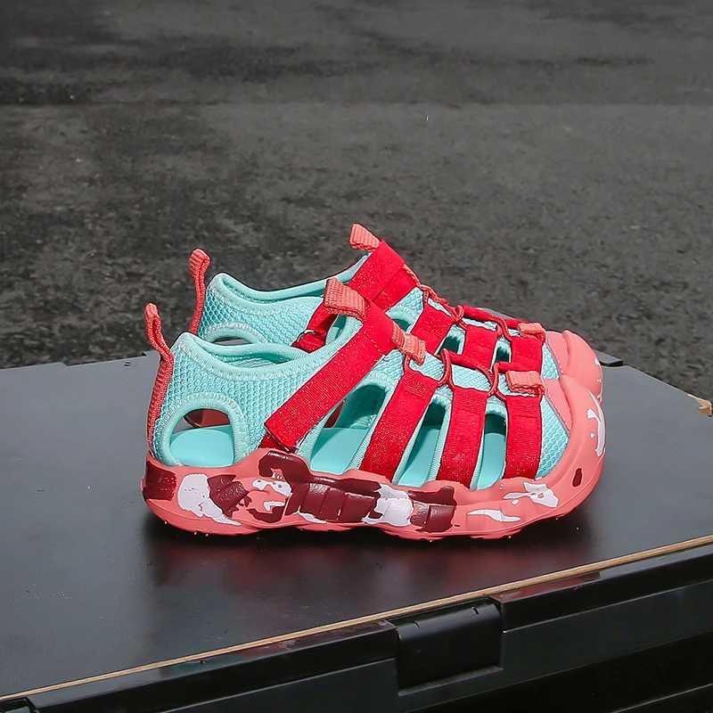 New summer childrens casual sandals breathable lightweight easy to soft wearresistant nonslip versatile and fashionable J251027