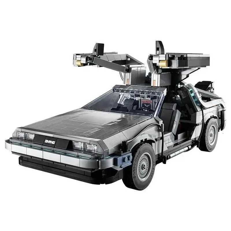 Compatible 10300 Back to the Future Time Machine DeLorean DMC12 Building Blocks Construction Car Bricks Toys For Children Gifts W251009