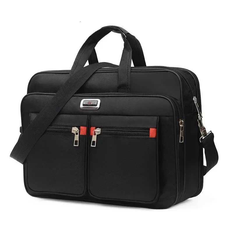 Highcapacity Briefcase Business Document Information Storage Bags Weekend Travel Laptop Protection Organize Handbag AccessoriesL251087