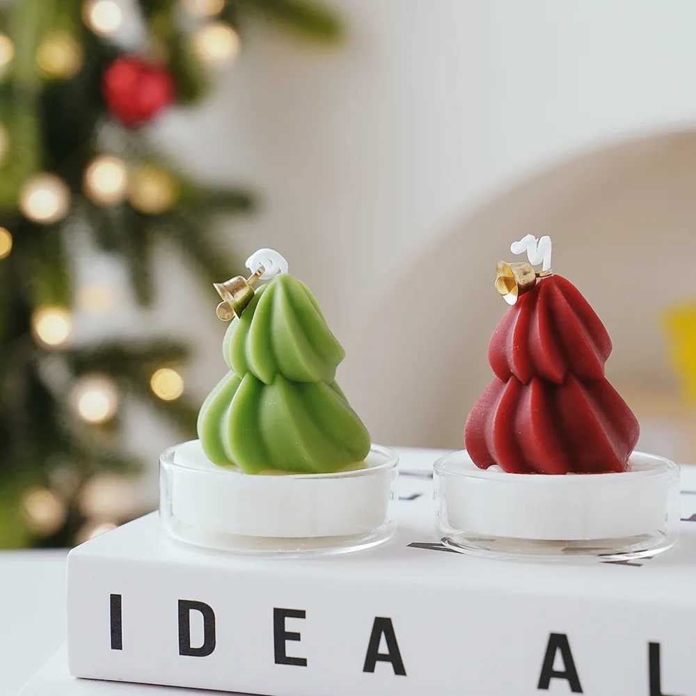 Christmas Trees Aromatic for Table Decoration and Accessories Xmas Guest Gift Tealight Candles S25109 S260204