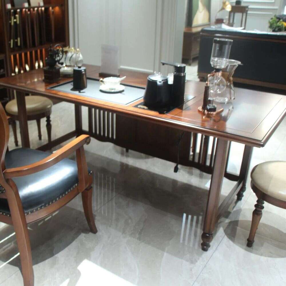 Zhong zhixin The high-end luxury designer coffee table is crafted with solid wood craftsmanship