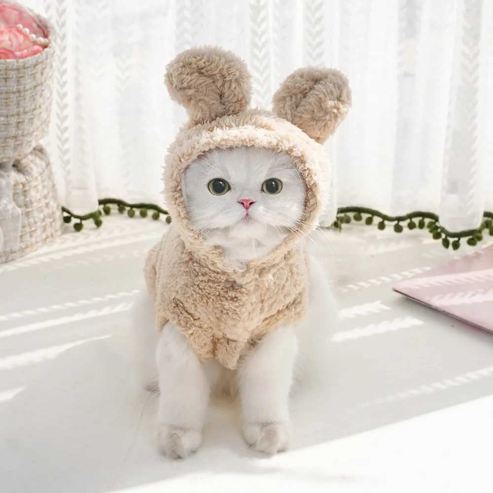 Pet Dog Clothing AutumnWinter New Hoodies Cat Dog Clothing Cat Clothing Warm and Soft Skin friendly Soft Skin friendly C251009
