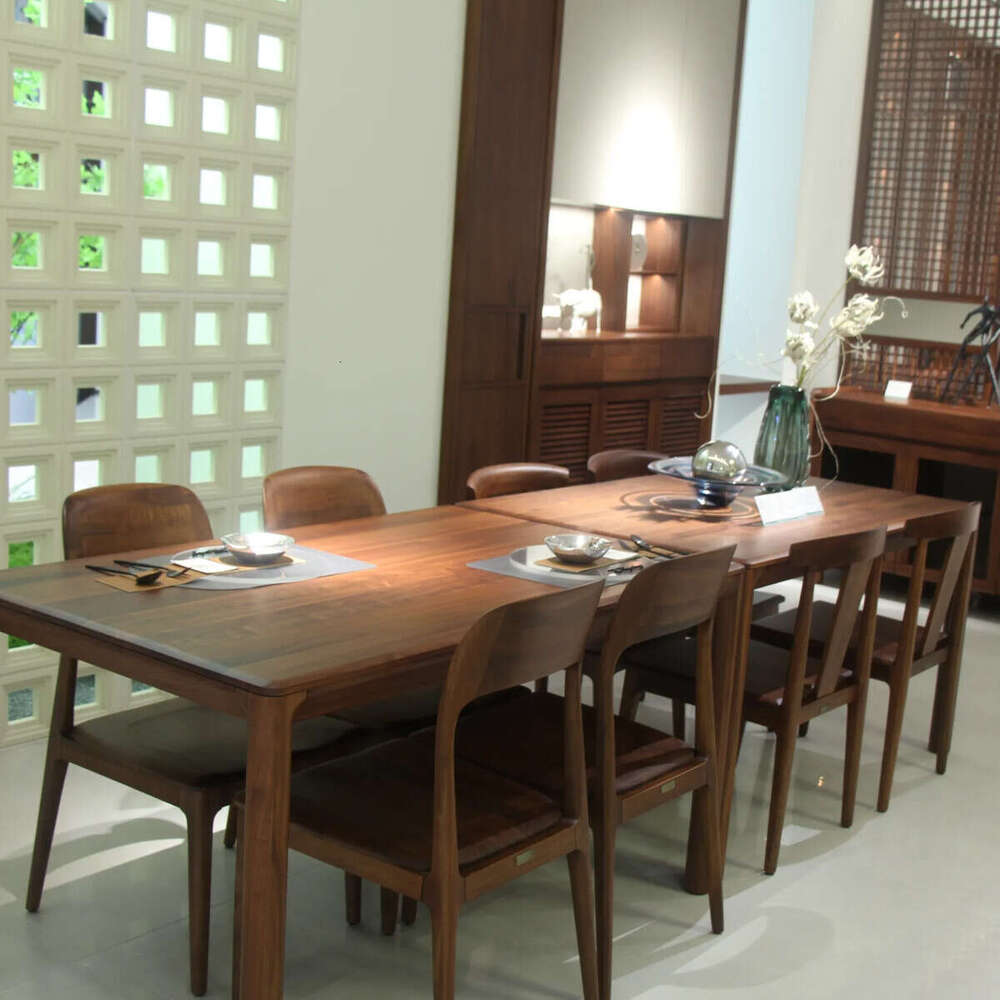 Zhong zhixin Chinese dining table/High-end solid woodfurniture/pure natureguarantees quality of life.