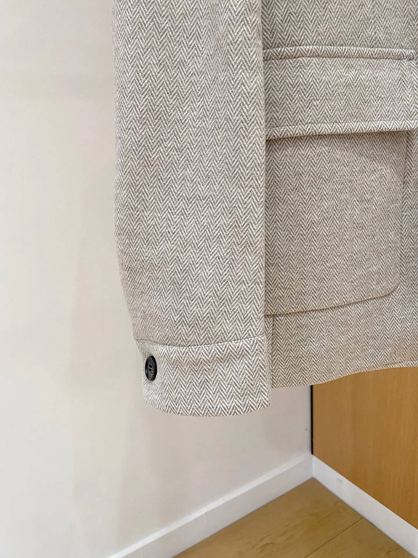 LP Italian 25Aw Stand-Up Collar Simple Casual Jacket