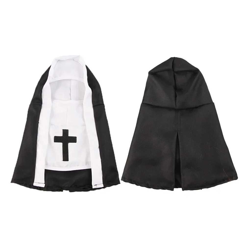 Nun Cat Costume Pet Clothes Small Dog Apparel Breathable Funny Party Festival Photo Props Dog Accessories C251009