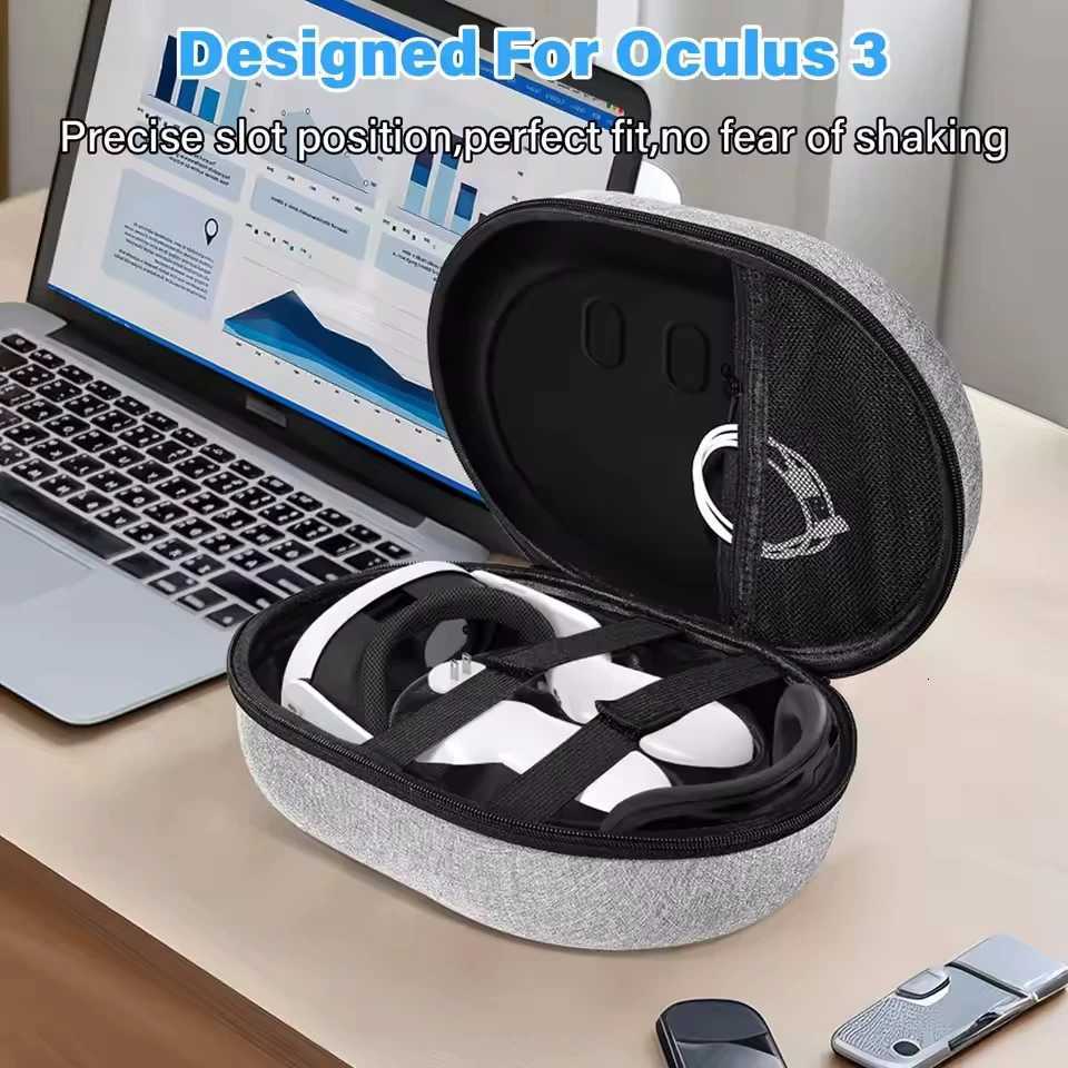 Carrying Case Storage Bag Cover Box For Meta Ocus Quest 3 Quest3 Virtual Reality VR es set Game Accessories Sac Shell Y251009