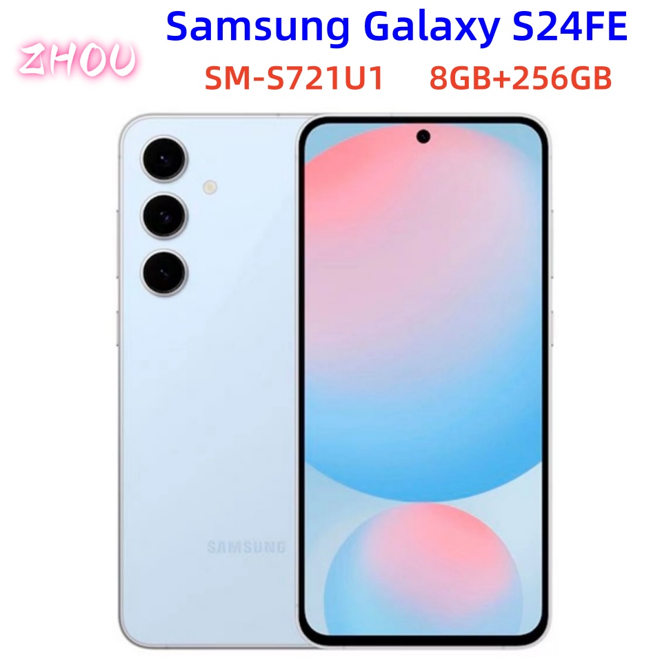 Refurbished Unlocked Samsung Galaxy S24FE SM-S721U1 phone RAM 8GB ROM 256GB Exynos 2400e (4 nm) NFC 5G Cell Phone 100% original AMOLED Screen