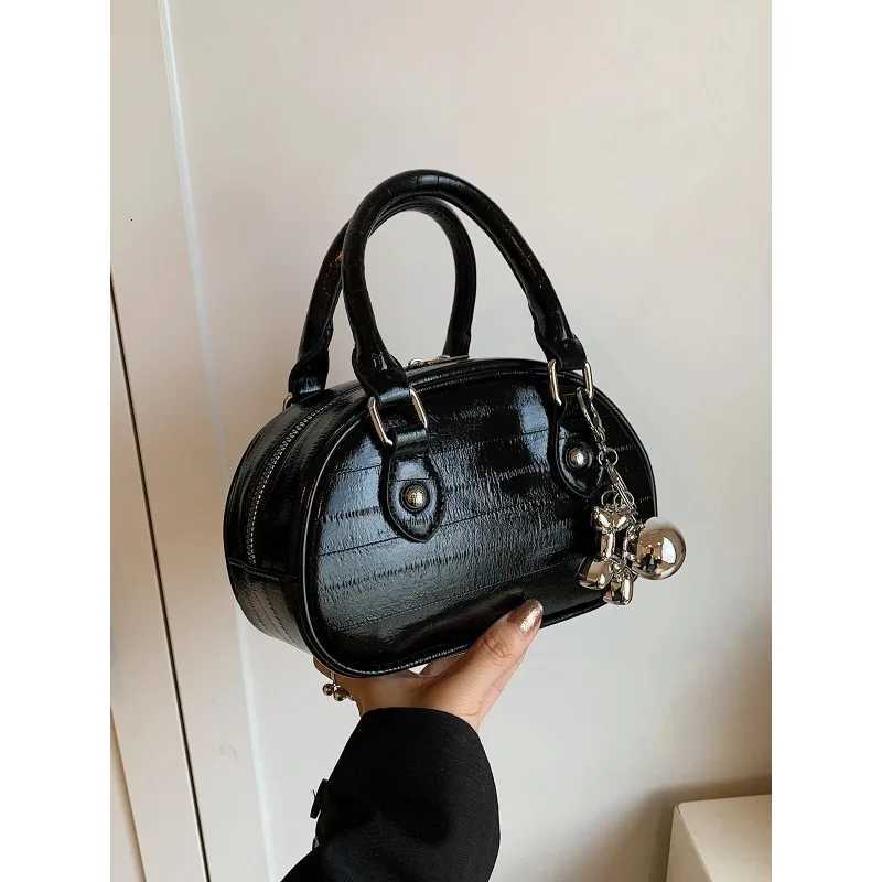 Fiable Sier Mini Shoder Bag for Wen Versatile Handbag Bowling Bag Sle Soft PU Leather Casual Single Strap D251009