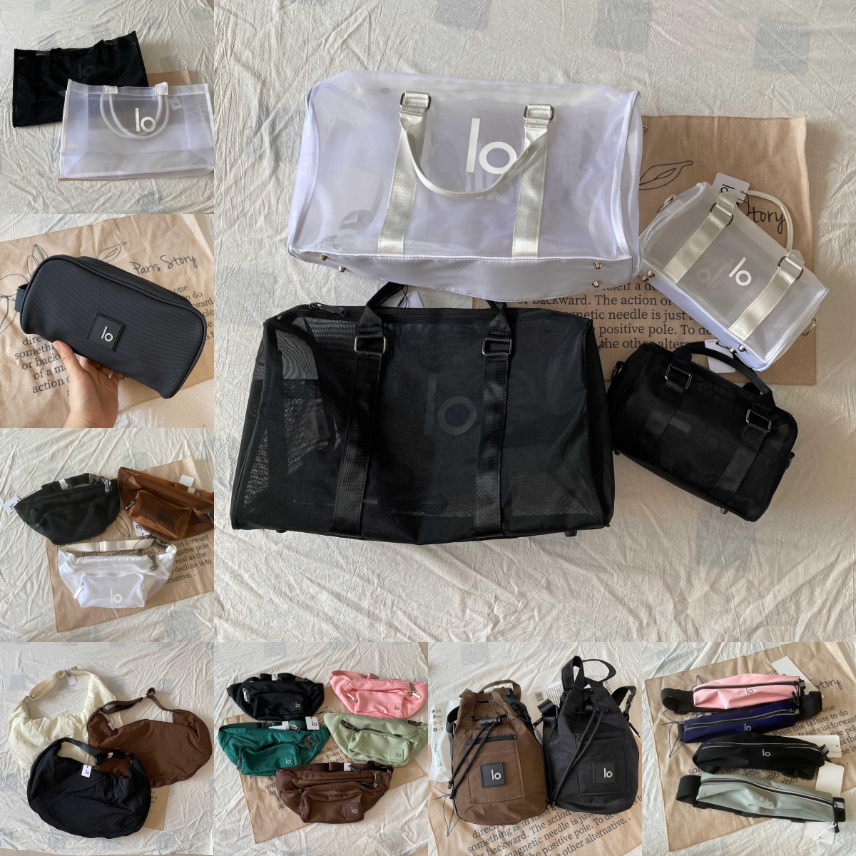 transparent gym bag designer tote yoga bag hobo fitness wristlet bags sports travel bags designer women sporting outdoor hand waist bag duffle duffel multifunction