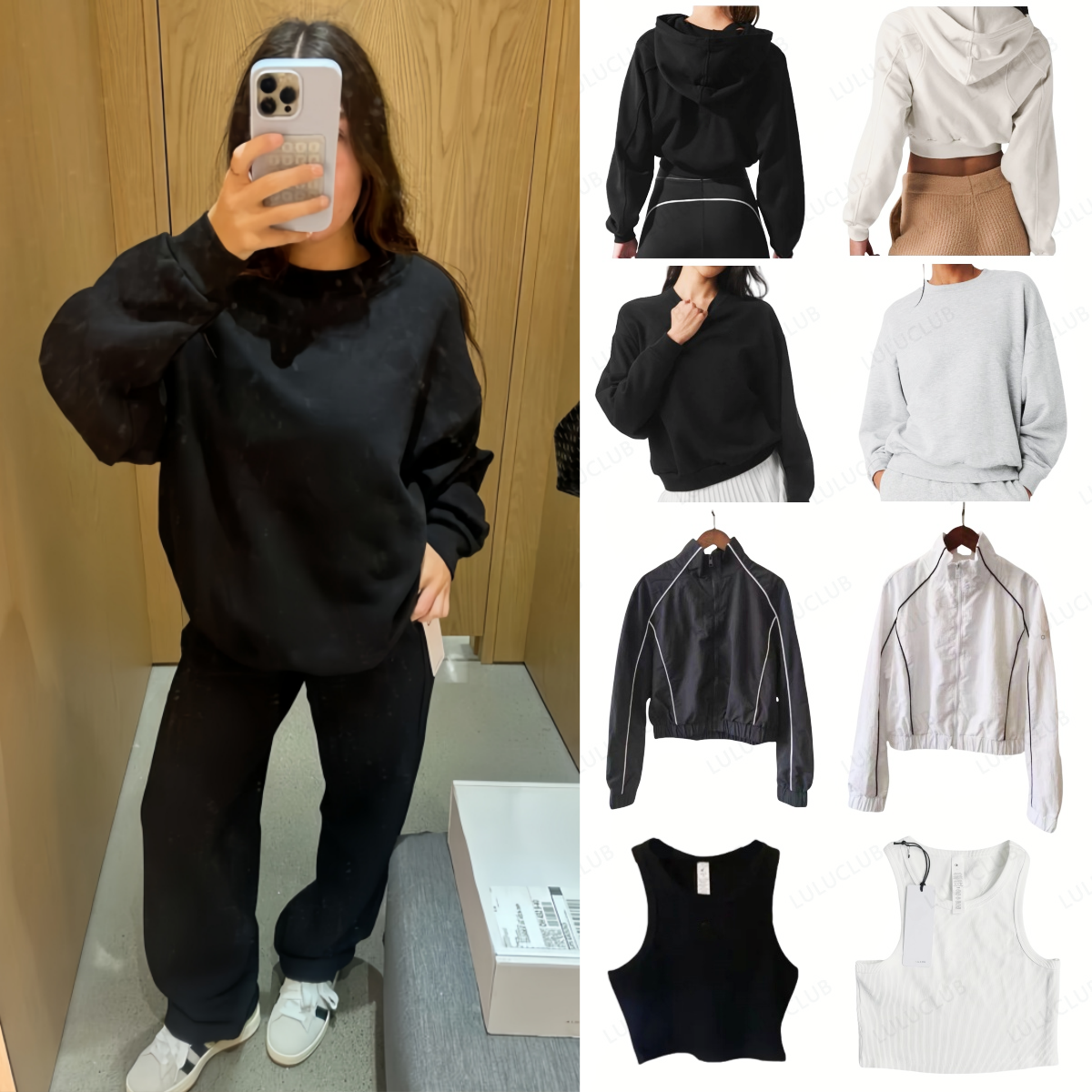 TOP women Yoga sets Sports Coat Hoodie Tank Top Wide Leg Woven Pants Inspiration Jacket Breathable Perfect Yoga Suit Shirt Sweatshirt sets