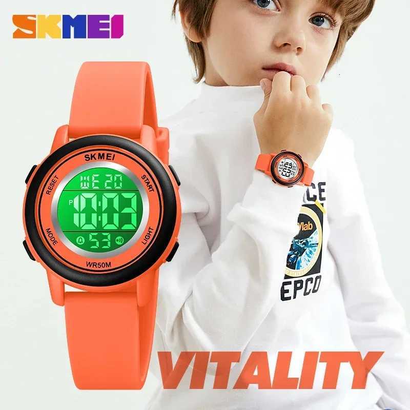 SKMEI Waterproof Alarm Kids Watches montre enfant Boys Girls Sport Kids Watch Colorful Led Children Digital Wristwatches 1721 X251009