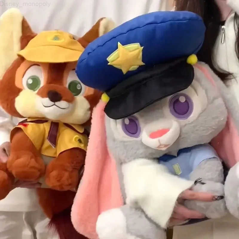 Disney Zootopia Kawaii Judith Nick Plush Toy Cartoon Character Fox Rabbit Animal Giving Girlfriend Christmas Gift H251009