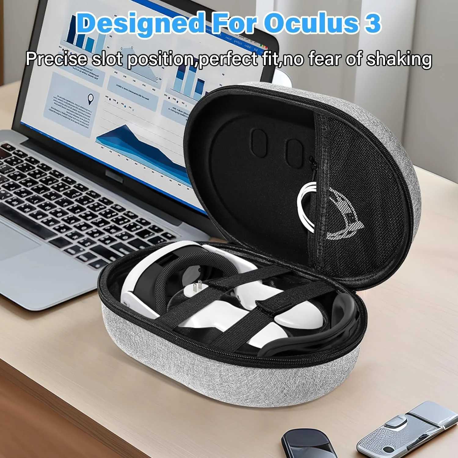 VR set Protective Box for Meta Quest 3 Carrying Case EVA Hard Shell Portable Travel Storage Bag for Meta Quest 3 Accessories Y251009