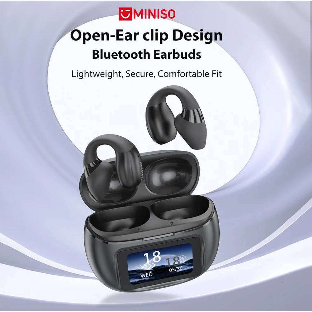 MINISO X OWS Bluetooth Earphones True Wireless Headphones With Mic Button Control Noise Reduction Earhooks Waterproof He